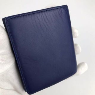 B品 Paul Smith ポールスミス 折り財布 ネイビー 紺色 ストライプ