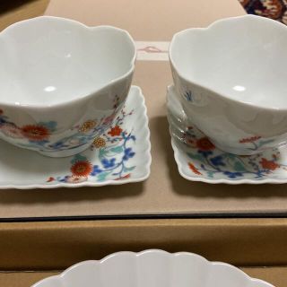 新品未使用品】深川製磁 色絵花鳥紋 有田400年セットの通販 by