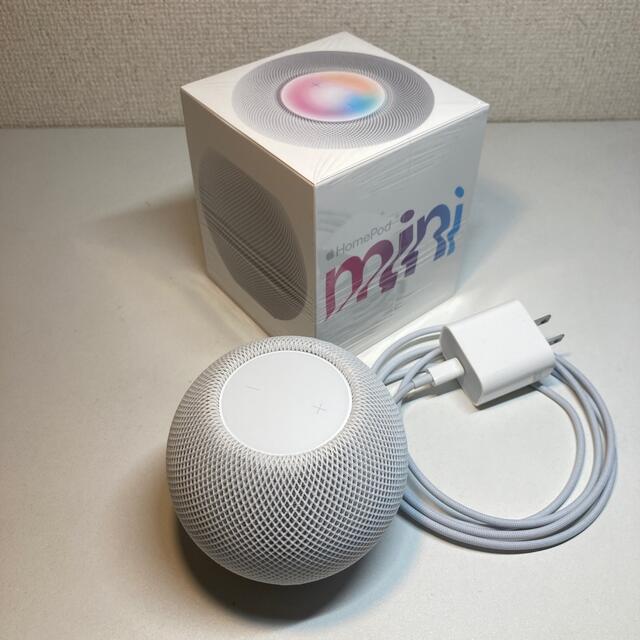 Apple(アップル)のApple HomePod mini ホワイト スマホ/家電/カメラのオーディオ機器(スピーカー)の商品写真