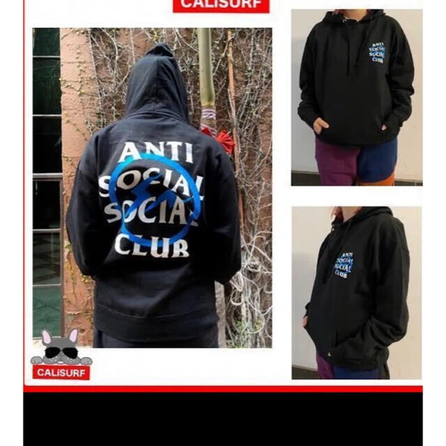 ANTI SOCIAL SOCIAL CLUB(アンチソーシャルソーシャルクラブ)のASSC×フラグメント☆パーカー新品未使用 期間限定値下げ メンズのトップス(パーカー)の商品写真