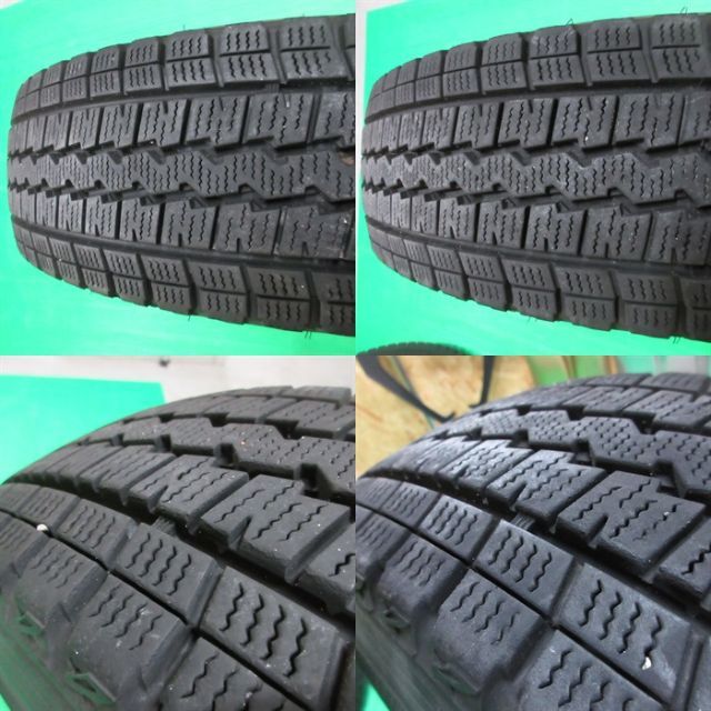 DUNLOP(ダンロップ)の200系 ハイエース 195/80R15 107/105 LT スタッドレス 自動車/バイクの自動車(タイヤ・ホイールセット)の商品写真