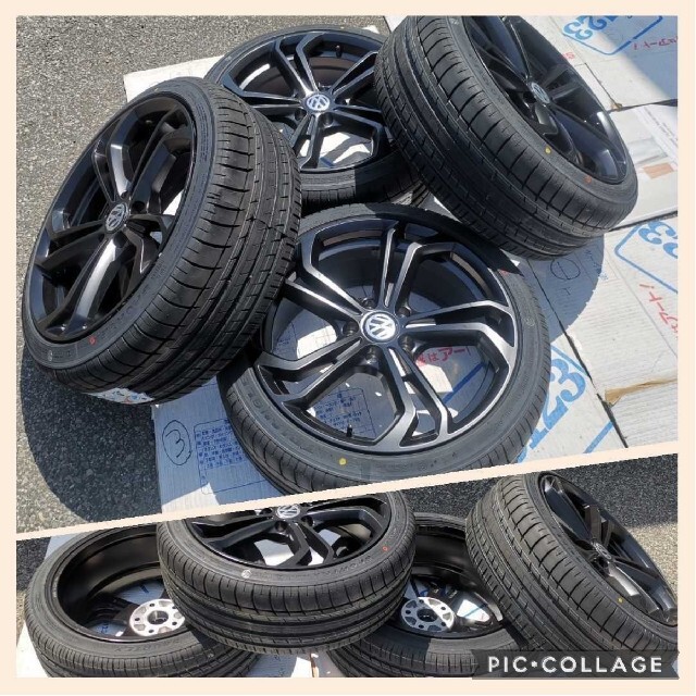 ワーゲン ゴルフ5 ゴルフ6 ゴルフ7 18インチタイヤとホイール付き225/4 ワーゲン ゴルフ5 ゴルフ6 ゴルフ7 18インチタイヤとホイール付き225/4