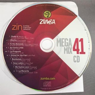 ズンバ(Zumba)のzumba megamix41 CD ズンバ　メガミックス(クラブ/ダンス)