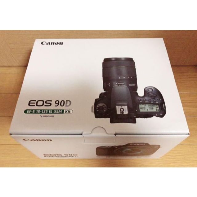 【未開封新品】「EOS 90D」EF-S18-135 IS USMレンズキット