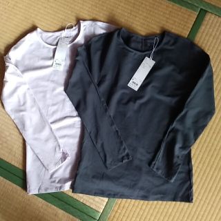 ユニクロ(UNIQLO)のユニクロのヒートテックコットンクルーネックT（長袖)(アンダーシャツ/防寒インナー)