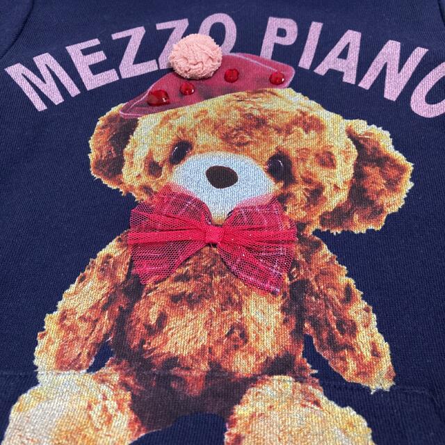mezzo piano - メゾピアノ くまワンピース120の通販 by ぷーたん's ...