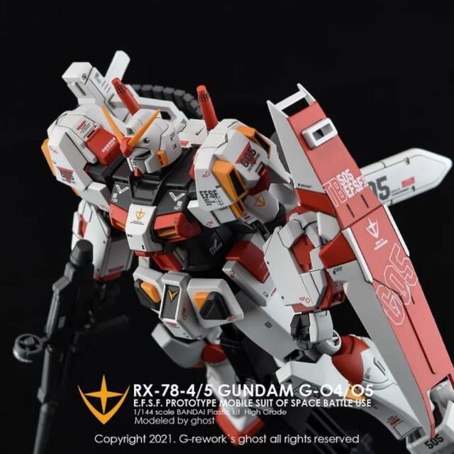 HG 1/144 ガンダム4号機 5号機 6号機用蛍光水転写式デカールの通販 by