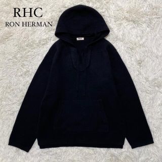 ロンハーマン(Ron Herman)の美品⭐︎ロンハーマン　RHC　メキシカンパーカー　ウール100%　ブラック　L(パーカー)