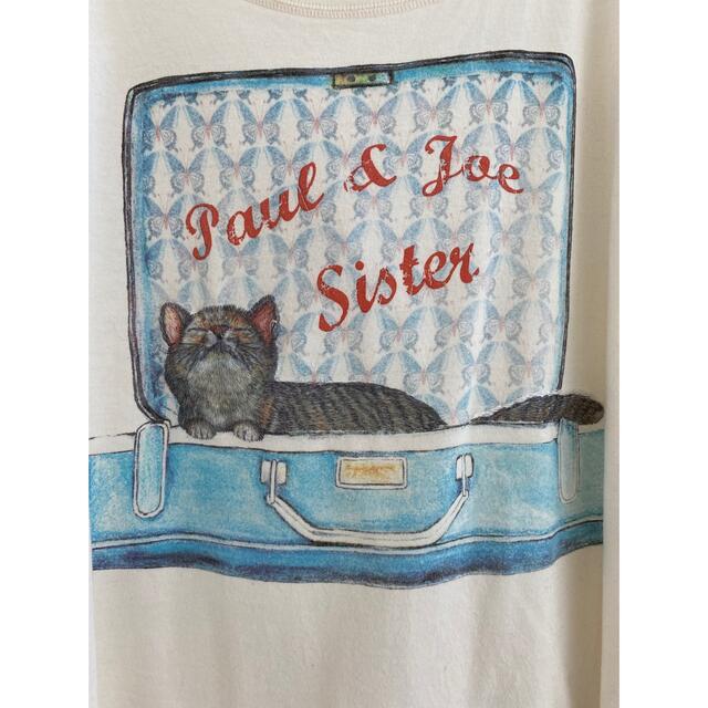 PAUL & JOE SISTER(ポール&ジョーシスター)のポール&ジョーシスター　猫プリントラウンドTシャツ レディースのトップス(Tシャツ(半袖/袖なし))の商品写真