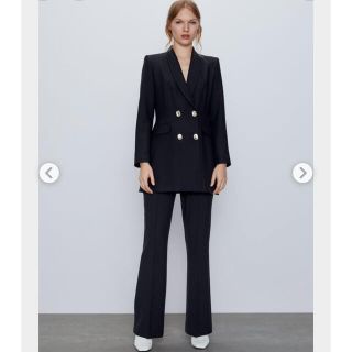 ザラ(ZARA)のZARA フレアパンツ　ハイウェスト(バギーパンツ)