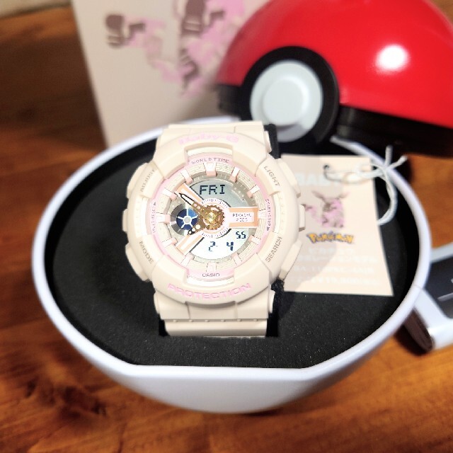 Baby-G(ベビージー)のCASIO ポケモン BABY-G PIKACHU BA-110PKC-4A レディースのファッション小物(腕時計)の商品写真