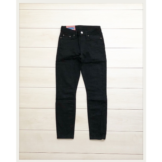 レディースacne studios climb stay black スキニー 24