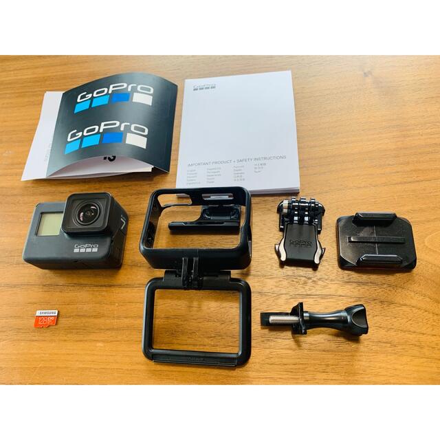 スマホ/家電/カメラGoPro HERO7 BLACK + microSDカード