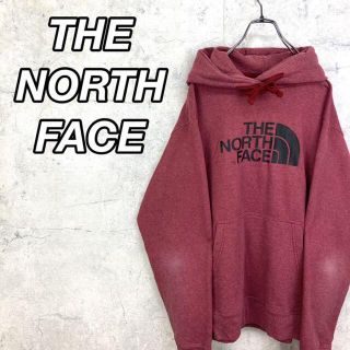 ザノースフェイス(THE NORTH FACE)の希少 90s ノースフェイス パーカー ビッグプリント ボルドー(パーカー)