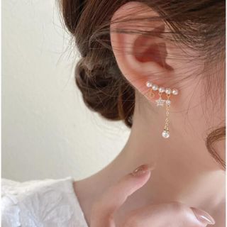 ディオール(Dior)のDC perl pierce(ピアス)