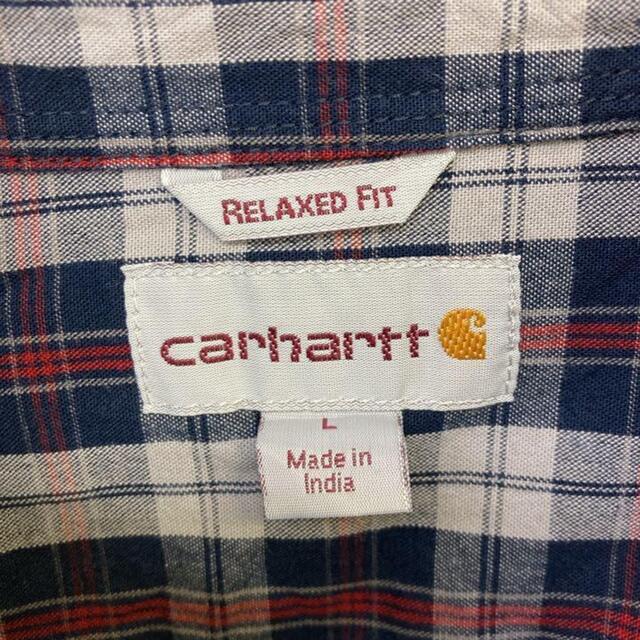 carhartt(カーハート)の希少 90s カーハート チェックシャツ ビッグシルエット タグロゴ 美品 メンズのトップス(シャツ)の商品写真