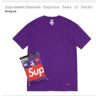 シュプリーム(Supreme)の新品未使用　最安値　supreme henes Tシャツ1枚(Tシャツ/カットソー(半袖/袖なし))