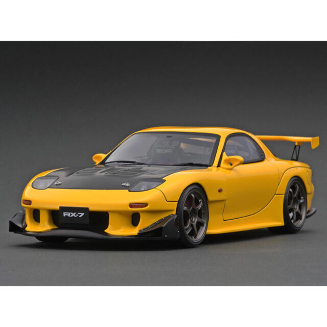 おもちゃ/ぬいぐるみイグニッションモデル 1/18 IG2228 RX-7 FD3S 黄 RE雨宮