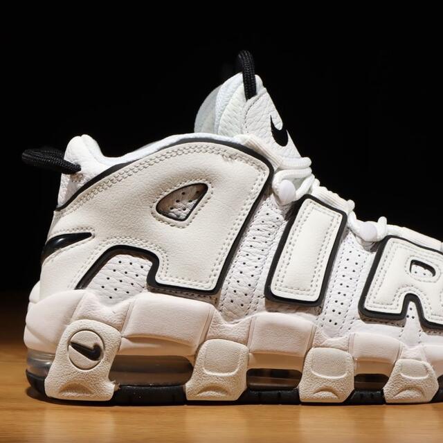 NIKE - NIKE WMNS AIR MORE UPTEMPO White Black 白の通販 by 靴屋さん