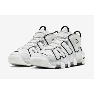 ナイキ(NIKE)のNIKE WMNS AIR MORE UPTEMPO White Black 白(スニーカー)