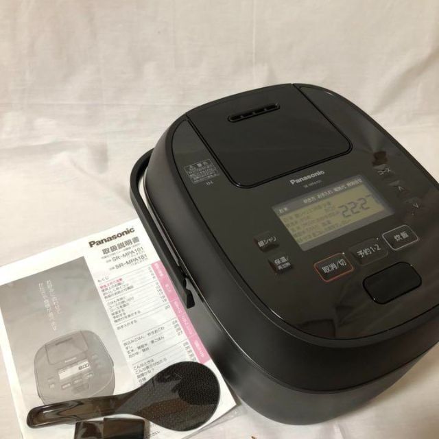 生活家電 炊飯器 Panasonic 可変圧力IHジャー炊飯器 おどり炊き SR-MPA101-K