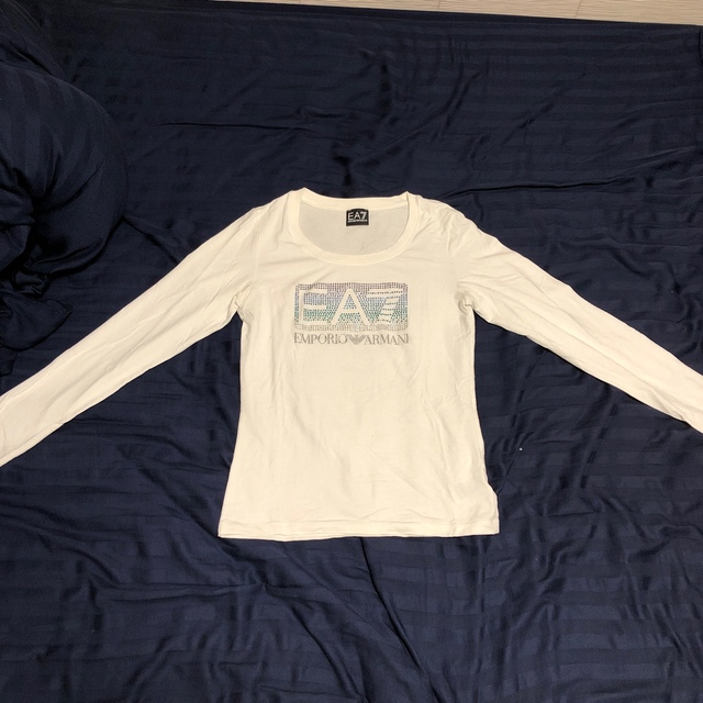 Emporio Armani - 新品未使用 EMPORIO ARMANI 長袖Tシャツ 白色Sサイズ