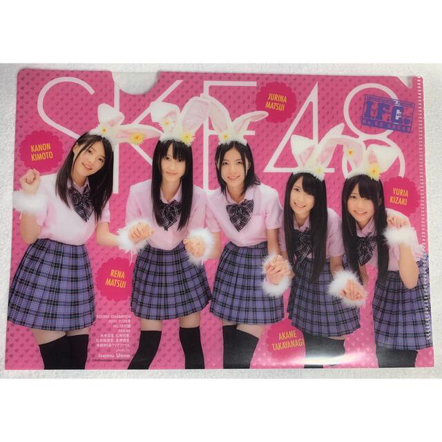 SKE48(エスケーイーフォーティーエイト)のSKE48・松井玲奈  B5 クリアファイル　4種セット エンタメ/ホビーのタレントグッズ(アイドルグッズ)の商品写真