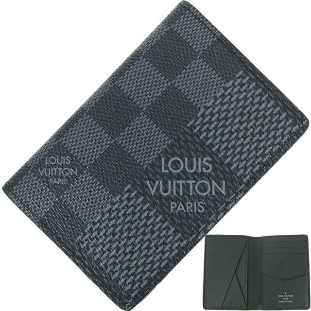 LOUIS VUITTON - LOUIS VUITTON カード入れ メンズ ブラック LV 新品 1768