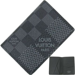 ルイヴィトン(LOUIS VUITTON)のLOUIS VUITTON カード入れ メンズ ブラック LV 新品 1768(名刺入れ/定期入れ)