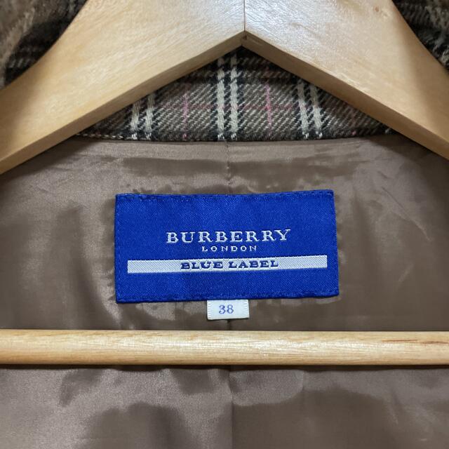 BURBERRY BLUE LABEL(バーバリーブルーレーベル)のBurberry バーバリー　コート レディースのジャケット/アウター(ピーコート)の商品写真