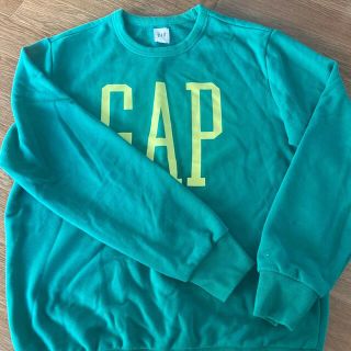 ギャップ(GAP)のGAP ギャップ スウェット トレーナーグリーン 緑 デカロゴ(トレーナー/スウェット)