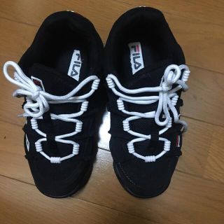 フィラ(FILA)のBARRICADEXT 97 BLACK＆WHITE 22.0cm 目黒蓮着用(スニーカー)