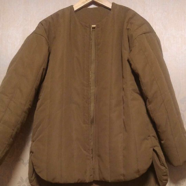 茶系　大人ダウンジャケット レディースのジャケット/アウター(ダウンジャケット)の商品写真