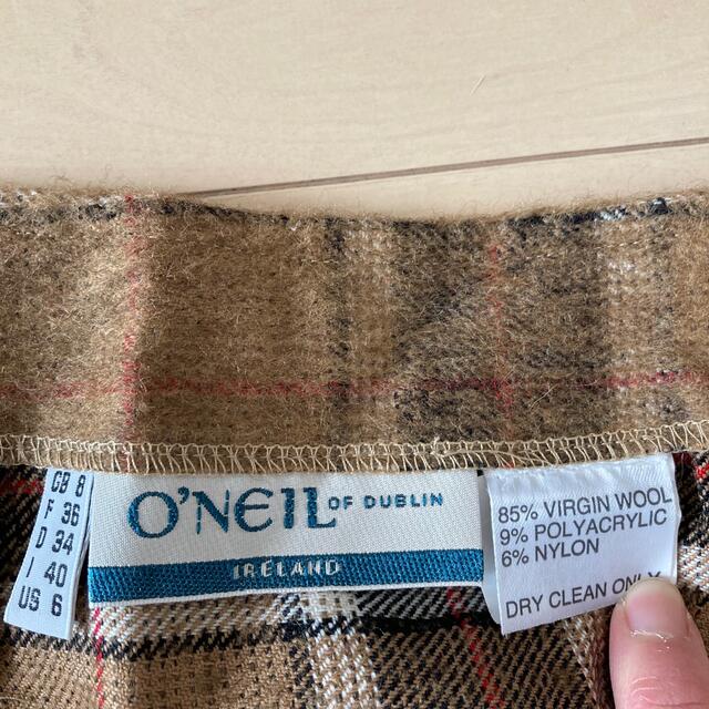古着　チェックスカート　O’NEIL OF DUBLIN レディースのスカート(ミニスカート)の商品写真