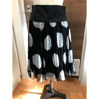 ザラ(ZARA)のZARA シフォンスカート(ひざ丈スカート)