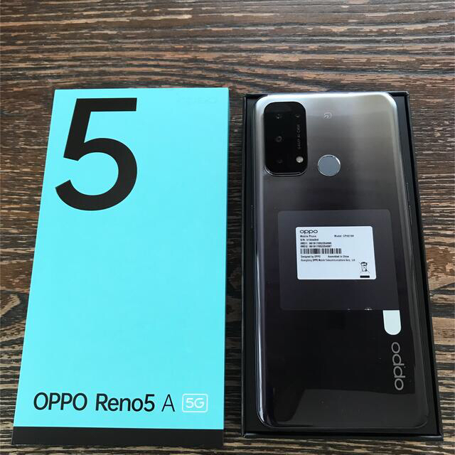 OPPO Reno5 A SIMフリー モバイル版 シルバーブラック
