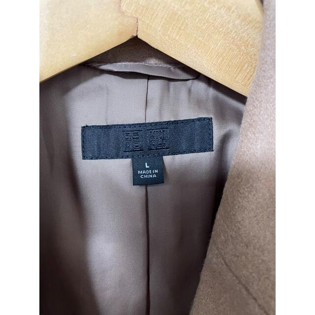 UNIQLO(ユニクロ)のユニクロ　チェスターコート　キャメル レディースのジャケット/アウター(チェスターコート)の商品写真