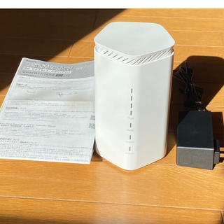 エヌイーシー(NEC)のUQ WiMAX  ホームルーター　Speed WiFi HOME 5G L12(PC周辺機器)