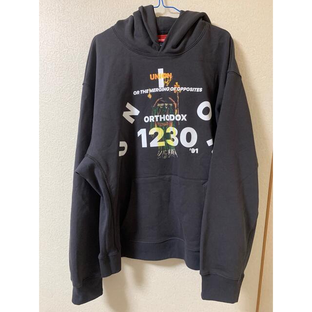 希少！UNION KOSTAS HOODIE M ブラック