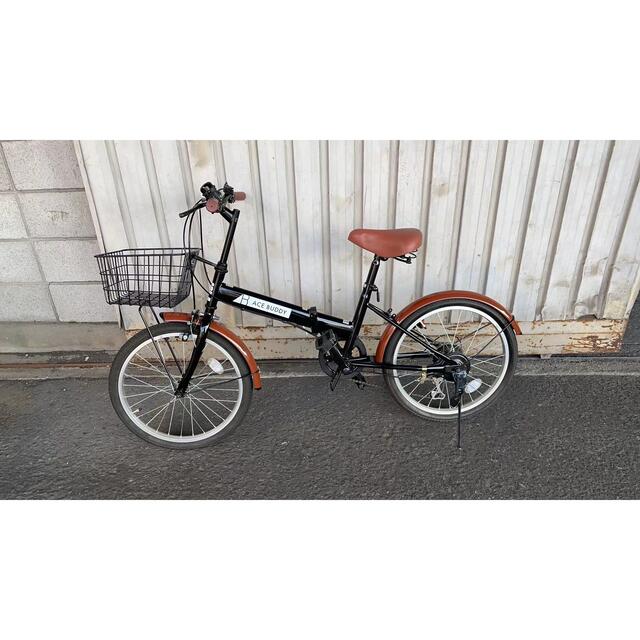 新入荷 折りたたみ 自転車 20インチ シマノ 6段変速　カゴ鍵75kg未満タイヤサイズ