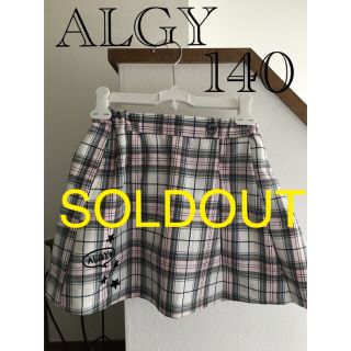 売り切れました　ALGY プリーツスカート　女の子　140(スカート)