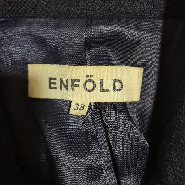 ENFOLDコクーンコート レディースのジャケット/アウター(チェスターコート)の商品写真