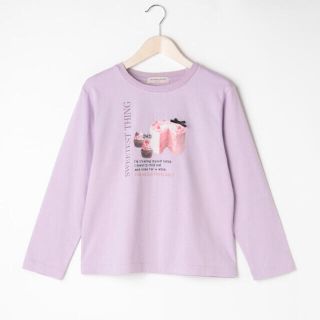 メゾピアノジュニア(mezzo piano junior)のメゾピアノ新品新作タグ付きおしゃれカフェ風長袖Tシャツ150(Tシャツ/カットソー)