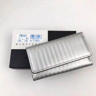 ポールスミス(Paul Smith)の新品 Paul Smith ポールスミス シルバー ストライプ 4連キーケース(キーケース)