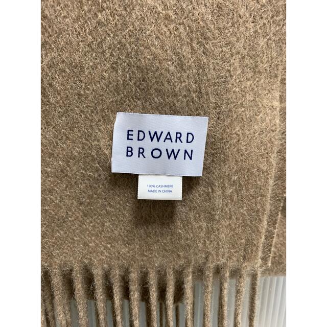 EDWARD BROWN カシミヤストールOTTERマフラー/ショール