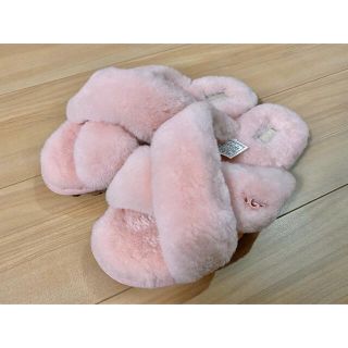 アグ(UGG)の【21.5cm】美品 UGG クロスファーサンダル(サンダル)