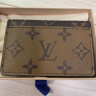 ルイヴィトン(LOUIS VUITTON)のルイヴィトン　ポルトカルト・サーンプル　モノグラム・リバース【美品】(名刺入れ/定期入れ)