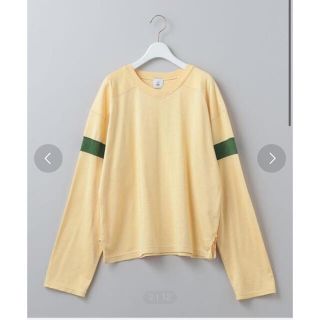 ビューティアンドユースユナイテッドアローズ(BEAUTY&YOUTH UNITED ARROWS)のFOOT BALL LONG SLEEVE T-SHIRT(Tシャツ(長袖/七分))