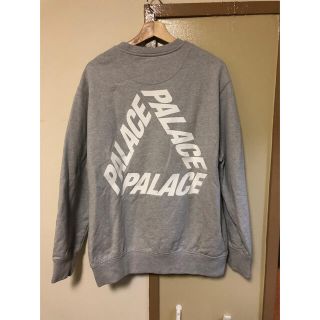 palace スウェット　Ｌ　グレー(スウェット)