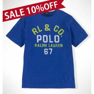 ラルフローレン(Ralph Lauren)の☆新品☆100 ラルフローレン "RL& Co"半袖Ｔシャツ ブルー 9387　(Tシャツ/カットソー)